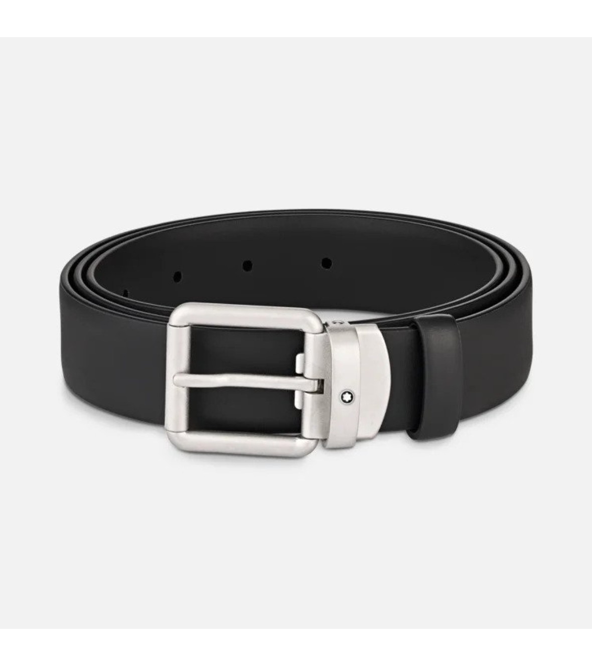Black 30mm Leather Belt 129453